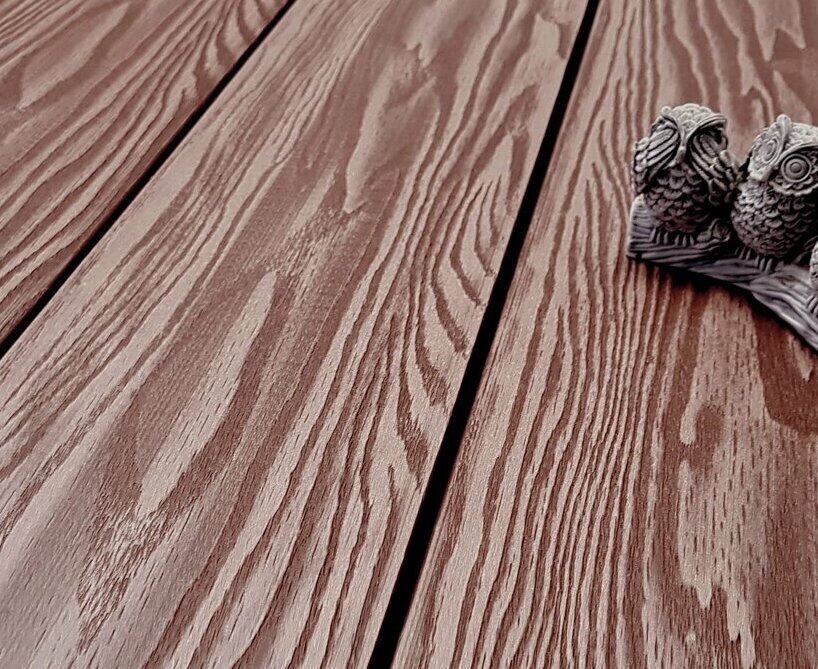 Террасная доска Woodvex Select Террасная доска Terrapol Смарт 3D Цвет: Орех милано.