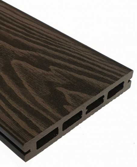 Террасная доска Woodvex Select Террасная доска Terrapol Смарт 3D Цвет: Венге соренто.