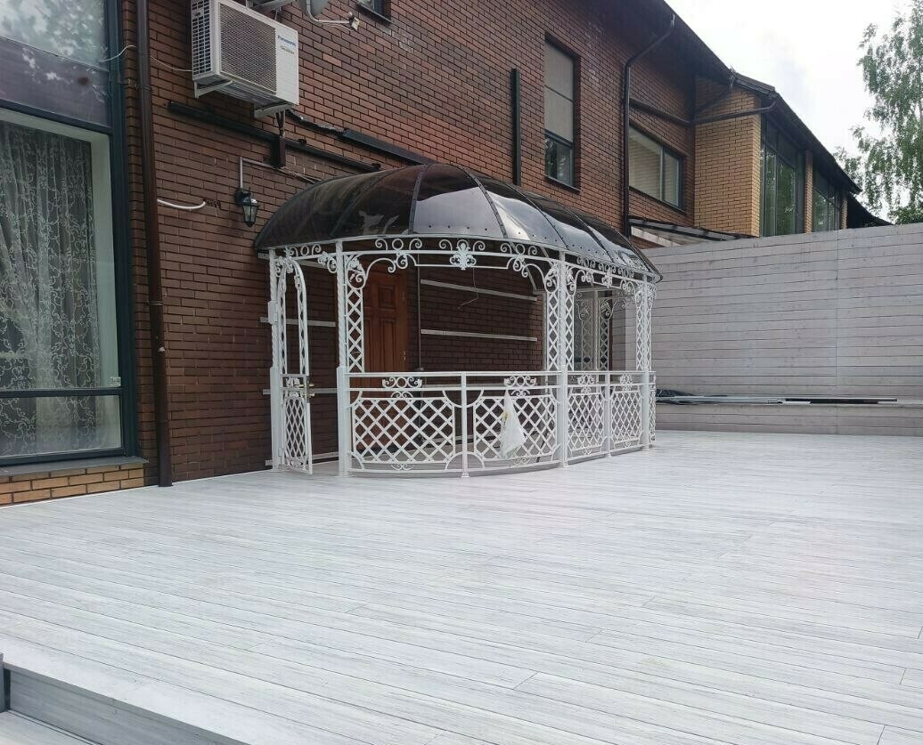 Террасная доска Woodvex Select Террасная доска Terrapol ПРАКТИК МУЛЬТИКОЛОР Цвет: Арктика.