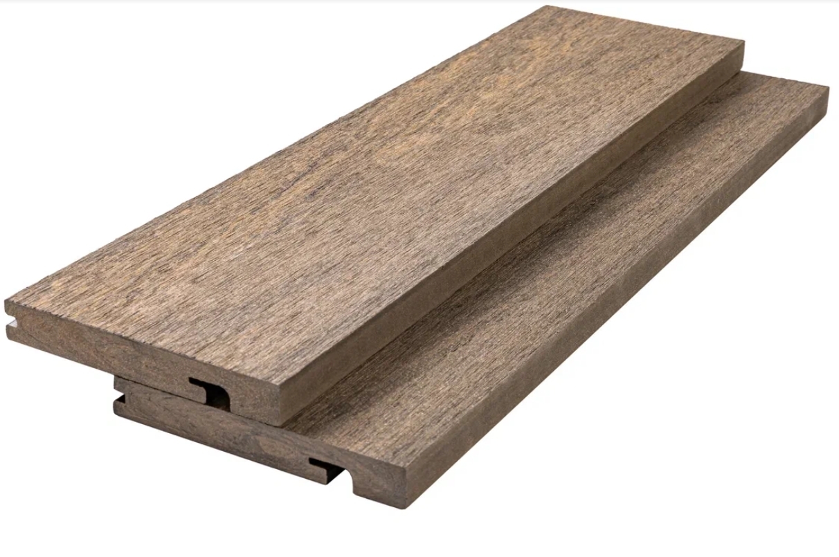 Ступени из ДПК Bamberg Bullnose, Lebanese Cedar (Ливанский Кедр) 2900х130х19 мм Ступени из ДПК Bamberg Bullnose, Lebanese Cedar (Ливанский Кедр) 2900х130х19 мм