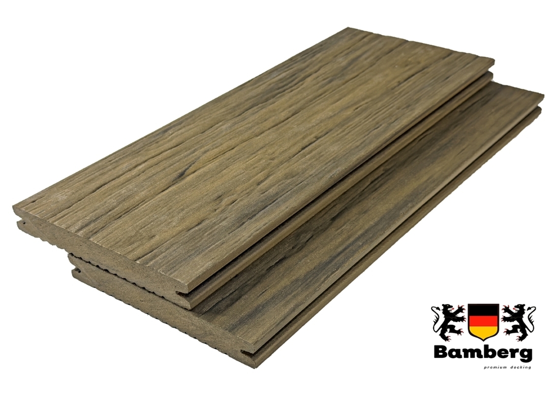 Террасная доска из ДПК Bamberg Solid Fossiled, Lebanese Cedar (Ливанский кедр) 3000х146х20 мм Террасная доска из ДПК Bamberg Solid Fossiled, Lebanese Cedar (Ливанский кедр) 3000х146х20 мм
