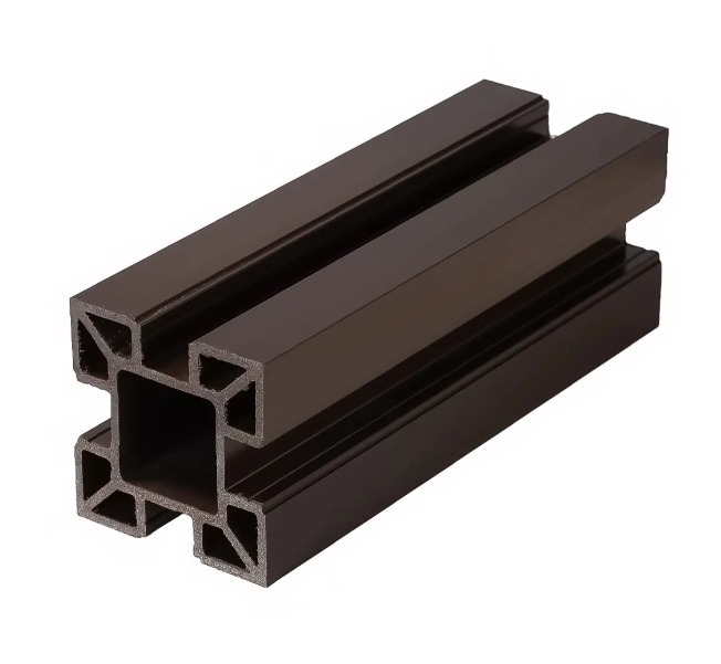 Столб опорный с пазами Венге