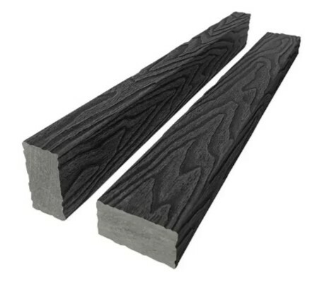 Брус лавочный ДПК Графит 3000х60х30 мм;