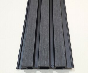 Фасадная панель брусковая двухцветная (33*165/138*3600 мм) 3D, CO-EXTRUSION, PG, коллекция NUSADUA, ДПК, толщина ПВХ - 0,7 мм, цвет:Grey dark