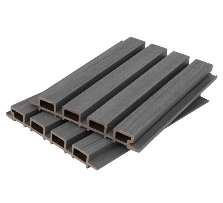 Реечная панель Серая "Ко-экструзия" Wood Plast 3000х219х26мм