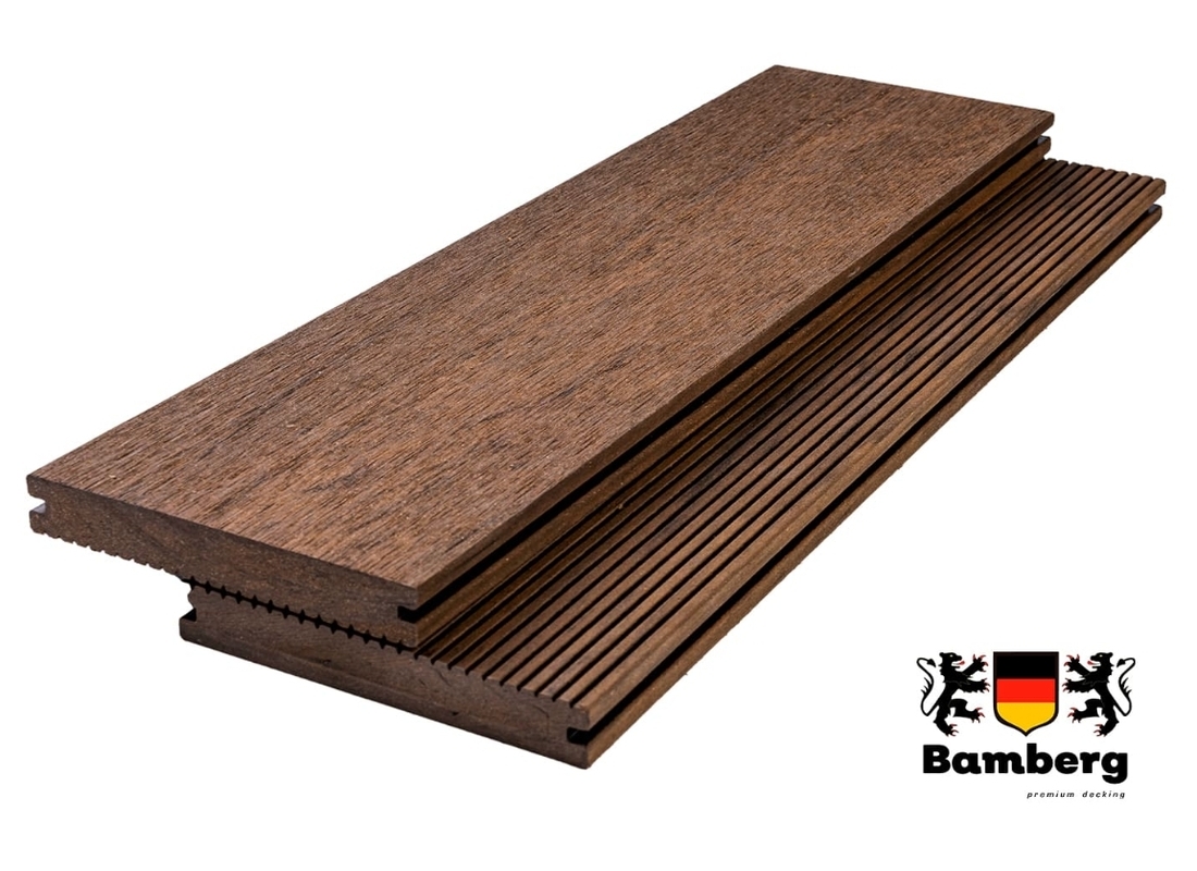 Террасная доска ДПК Bamberg Solid, Brazilian Walnut (Бразильский орех)3000х130х19 мм Террасная доска ДПК Bamberg Solid, Brazilian Walnut (Бразильский орех)3000х130х19 мм
