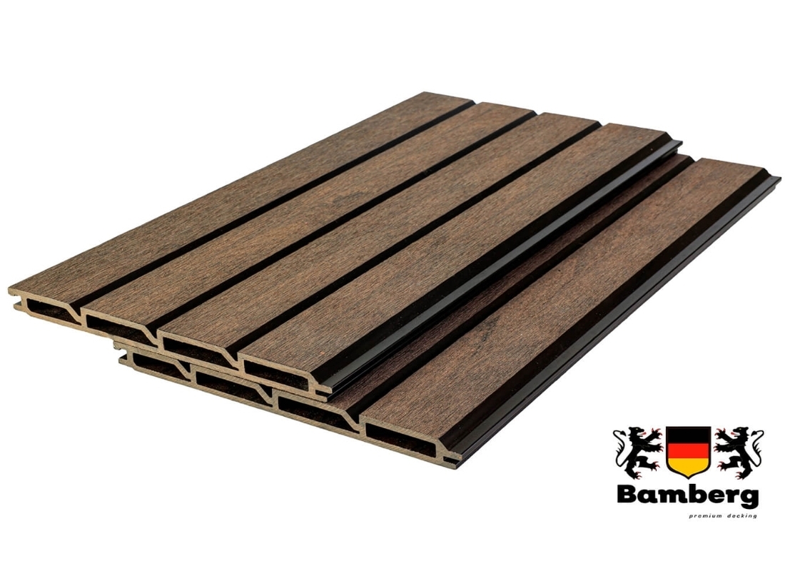 Фасадная доска Bamberg Nordic Brazilian Walnut (Бразильский Орех) 3000х240х20 мм Фасадная доска Bamberg Nordic Brazilian Walnut (Бразильский Орех) 3000х240х20 мм