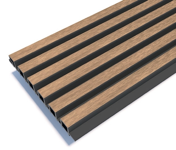 Панель фасадная Lines Ultra 2900x120x26 (Maple)